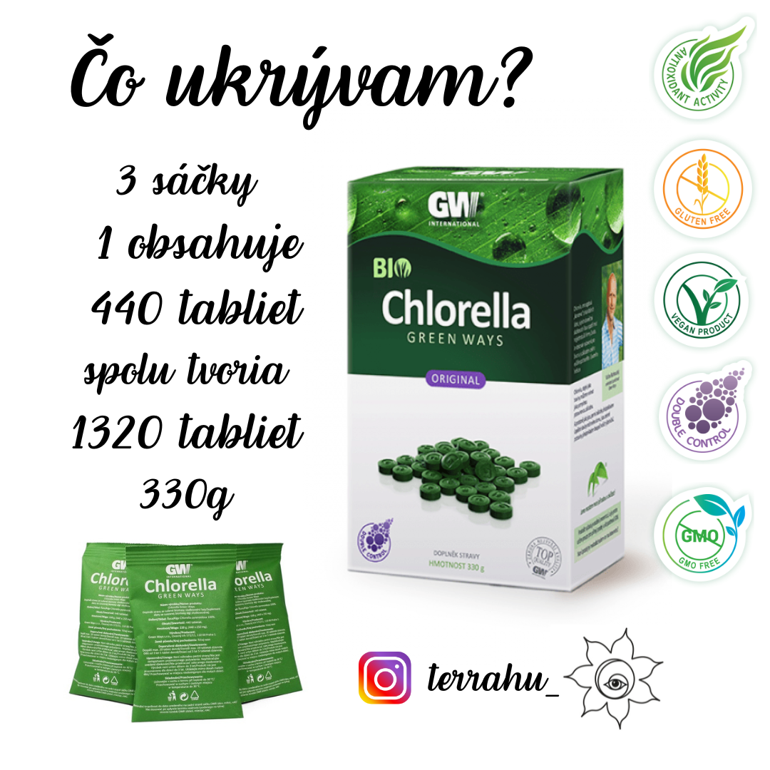 Chlorella tabletková GW